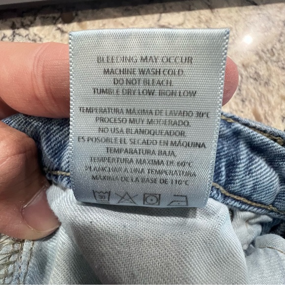 Altar'D State jeans, Molly, Mid Rise, Distressed Straight in Light Wash - Picture 6 of 6